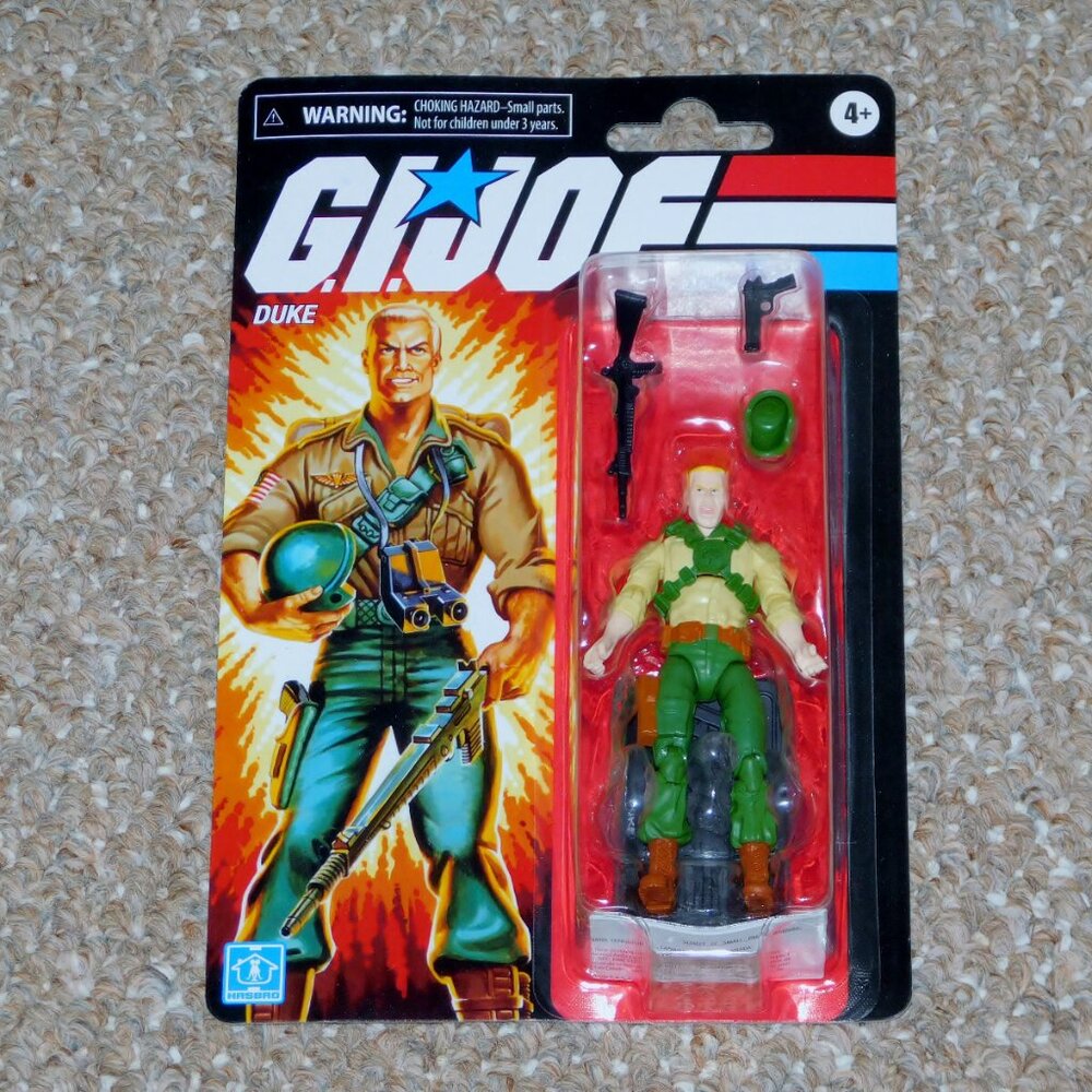 2020 Hasbro G.I. Joe Retro 3 3/4" Duke Figure MOC Brand New Wave 3